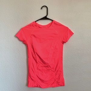electric pink workout top- never worn!!